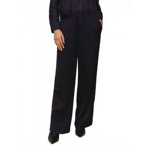 NEW BELLA DAHL women's sleek wide leg pants in midnight